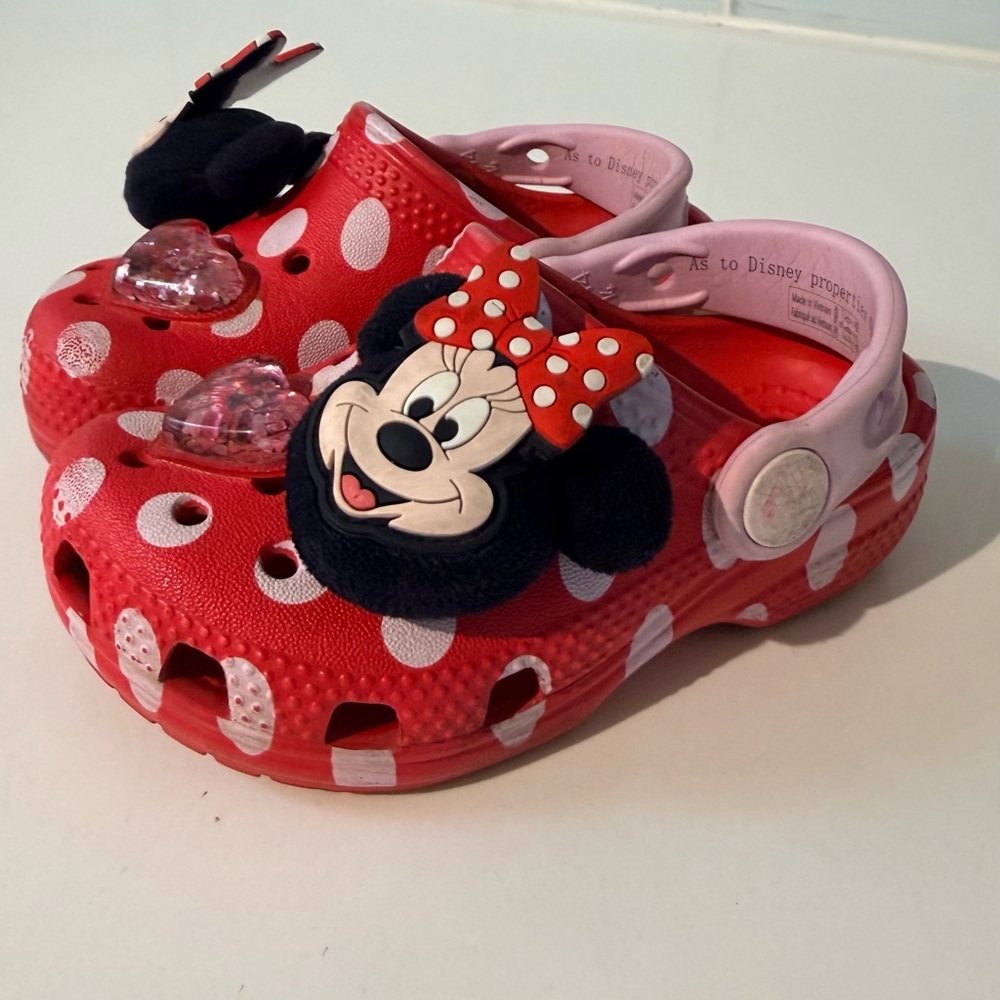 CROCS Disney Red and Pink Minnie Mouse Kids